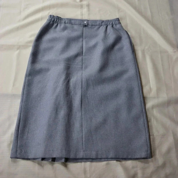 Vtg Tan Jay Pleated Skirt - Picture 4 of 11